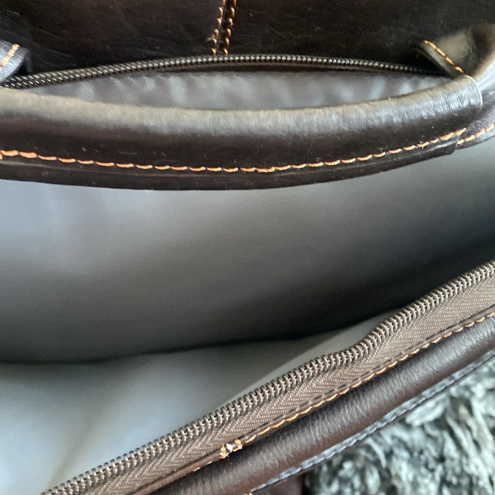 NWT Jack by Jill-e Genuine Leather Camera/Video Travel Bag - Large - Picture 7 of 14